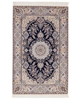 Bargi Nain Dark Blue 130x206 Mattor Ull silke ba_285521.jpg