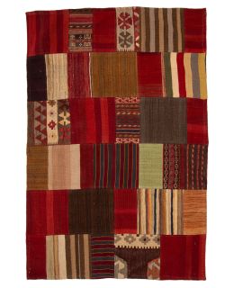 Bargi Mattor Ull Patchwork Kilim Multi 101x150 ba_303269-5.jpg