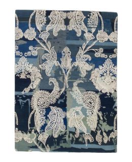 Bargi.se Annapuna 185 Silk Blue 138x192 ull silke matta modern ba_349375.jpg