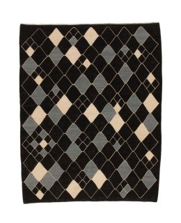Kilim Modern Black 193x242