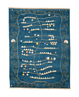 Bhutan Design Blue 170x230