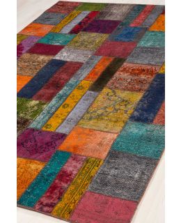 Patchwork Carpet Multi 205x304