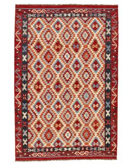 Kilim Multi Kl 09 Red Red 204x306