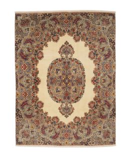 Bargi Mattor Ull Kirman Beige 195x262 ba_114653.jpg