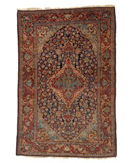 Keshan Antique Red & Blue 130x196