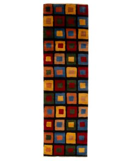 Bargi Mattor Ull Pashtu Modern Multi 84x286 ba_373116.jpg