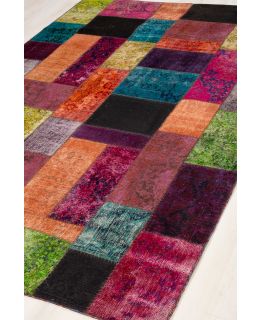 Patchwork Carpet Multi 204x304