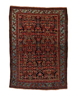 Bidjar Antique Zandjan Dark Blue 108x154