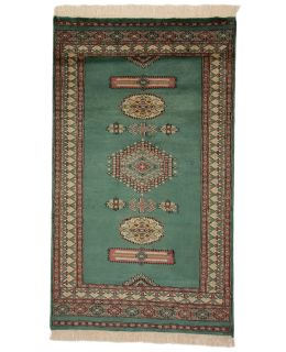 Bargi Mattor Ull Medallion Green 91x157 ba_104464.jpg