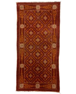 Pao Tou Semi Antique Red 131x67