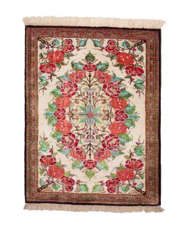 Ghom Silk Multi 60x77