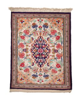 Ghom Silk Multi 60x77