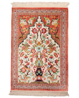 Ghom Silk Multi 55x80