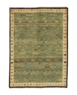 Indo Gabbeh Green 140x200