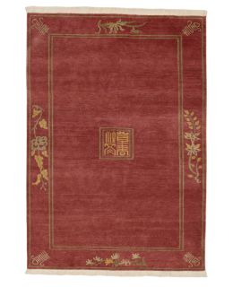 Bhutan Design Red 140x200