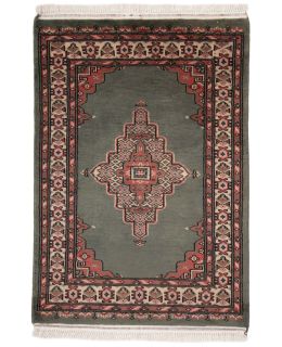 Bargi Mattor Ull Medallion Green 63x89 ba_185884.jpg