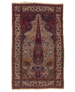 Kirman Lavar Semi Antique Multi 159x244