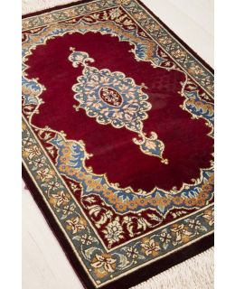 Bargi Ghom Silk Beige 27x43 Matta ba_204041-1.jpg