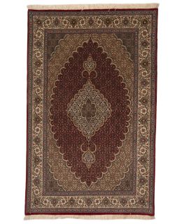 Bargi.se Tabriz Beige 100x165 ull silke matta oriental ba_215560.jpg