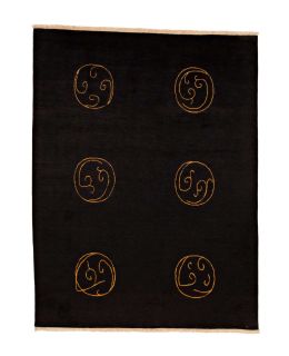 Bhutan Design Black 170x230