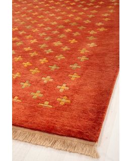 Bhutan Design Red 170x230