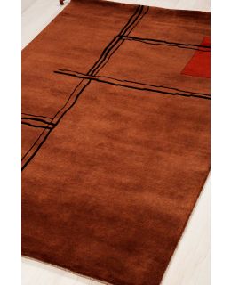 Home Wave Chocolate Brown 139x194