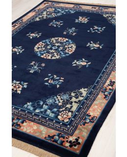 China Antique Finish Dark Blue 213x305
