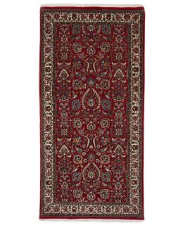 Bargi.se Bidjar Silk Touch Red 102x209 ull silke matta oriental ba_285553.jpg