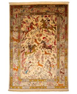 Bargi mattor Ghom Silk Beige 135x197 ba_286021.jpg