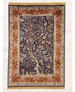 Ghom Silk Blue 99x143