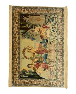 Bargi Mattor Ghom Silk Multi 99x146 ba_286040.jpg