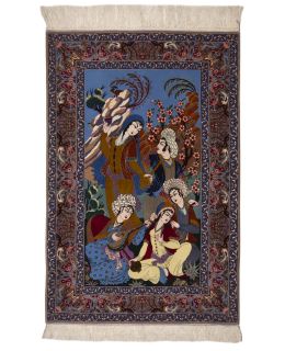 Bargi.se Isfahan Figural Multi 110x166 ull silke matta oriental ba_286253.jpg