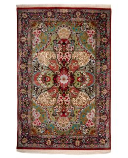 Ghom Silk Multi 101x155