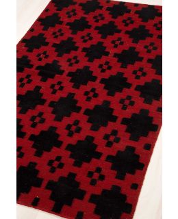 Kilim Modern Red 95x148