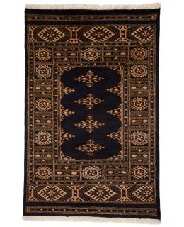 Bargi Mattor Ull Lahori Butterfly Black 77x118 ba_304781.jpg