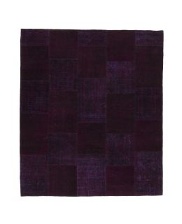 Patchwork Carpet Purple 250x300