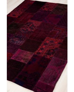 Patchwork Carpet Beige 190x246