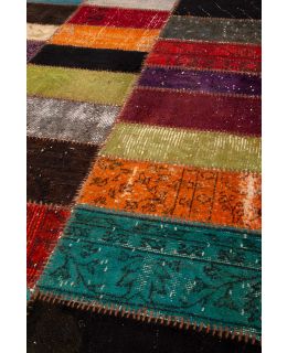 Patchwork Carpet Multi 245x350