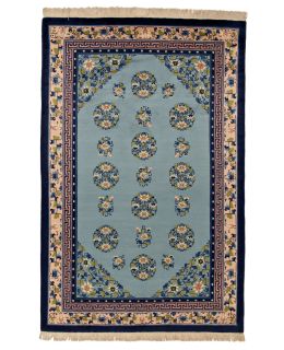 China Antique Finish Blue 183x274