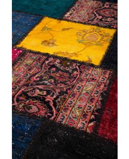 Patchwork Carpet Multi 247x305
