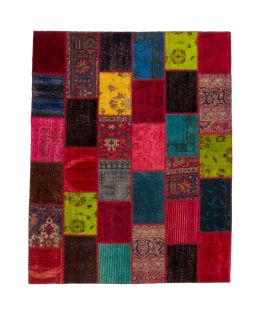 Patchwork Carpet Multi 245x307