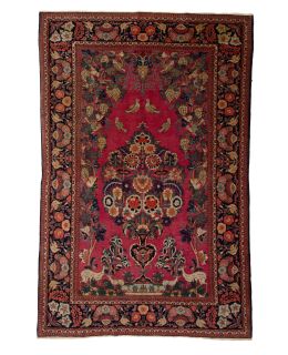 Bargi Mattor Ull Keshan Antique Red 133x207 ba_329378.jpg