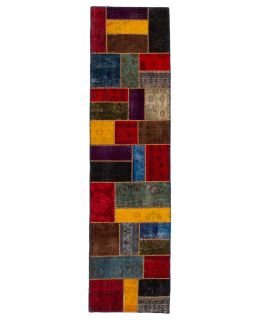 Patchwork Carpet Multi 93x348