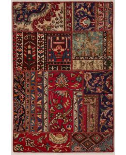 Patchwork Carpet Multi 71x136