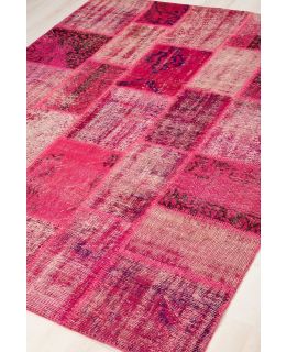 Patchwork Carpet Rose 199x250