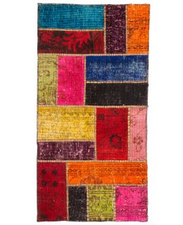 Patchwork Carpet Multi 63x121