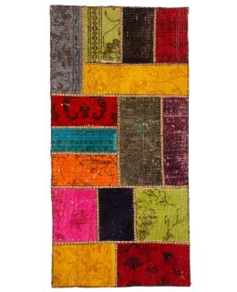 Patchwork Carpet Multi 61x120