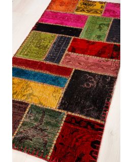Patchwork Carpet Multi 61x123