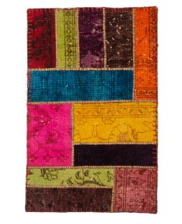Patchwork Carpet Multi 62x98