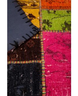 Patchwork Carpet Multi 62x93